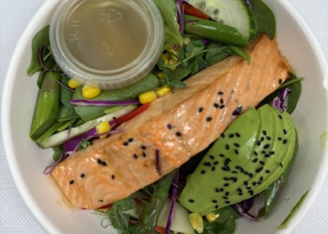 Ginger Soy Salmon Salad