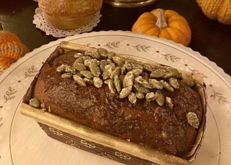 Pumpkin Pecan Pound Cake Large